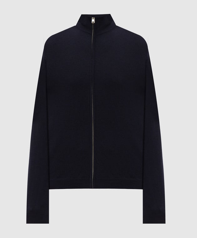 Maglia con zip CFWOKN2064MRUF5094 3989 WOOLRICH Melton blue 