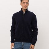 Maglia con zip CFWOKN2064MRUF5094 3989 WOOLRICH Melton blue 