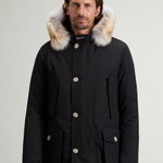 Arctic Parka in Ramar Cloth con pelliccia removibile CFWOOU0482MBUT0001 BLK WOOLRICH Black 
