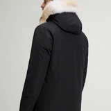 Arctic Parka in Ramar Cloth con pelliccia removibile CFWOOU0482MBUT0001 BLK WOOLRICH Black 