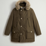 Arctic Parka in Ramar Cloth con pelliccia removibile CFWOOU0482MBUT0001 DAG WOOLRICH Dark green 