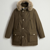 Arctic Parka in Ramar Cloth con pelliccia removibile CFWOOU0482MBUT0001 DAG WOOLRICH Dark green 