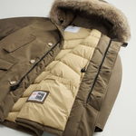Arctic Parka in Ramar Cloth con pelliccia removibile CFWOOU0482MBUT0001 DAG WOOLRICH Dark green 