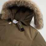 Arctic Parka in Ramar Cloth con pelliccia removibile CFWOOU0482MBUT0001 DAG WOOLRICH Dark green 