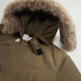 Arctic Parka in Ramar Cloth con pelliccia removibile CFWOOU0482MBUT0001 DAG WOOLRICH Dark green 