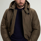 Arctic Parka in Ramar Cloth con pelliccia removibile CFWOOU0482MBUT0001 DAG WOOLRICH Dark green 