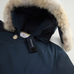 Arctic Parka in Ramar Cloth con pelliccia removibile CFWOOU0482MBUT0001 MLB WOOLRICH Melton blue 