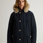 Arctic Parka in Ramar Cloth con pelliccia removibile CFWOOU0482MBUT0001 MLB WOOLRICH Melton blue 