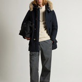 Arctic Parka in Ramar Cloth con pelliccia removibile CFWOOU0482MBUT0001 MLB WOOLRICH Melton blue 