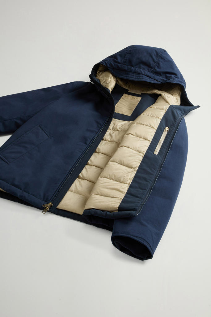 Giacca Pacific in mountain cloth CFWOOU2047MBUT3780 3989 WOOLRICH Melton blue 