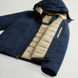 Giacca Pacific in mountain cloth CFWOOU2047MBUT3780 3989 WOOLRICH Melton blue 