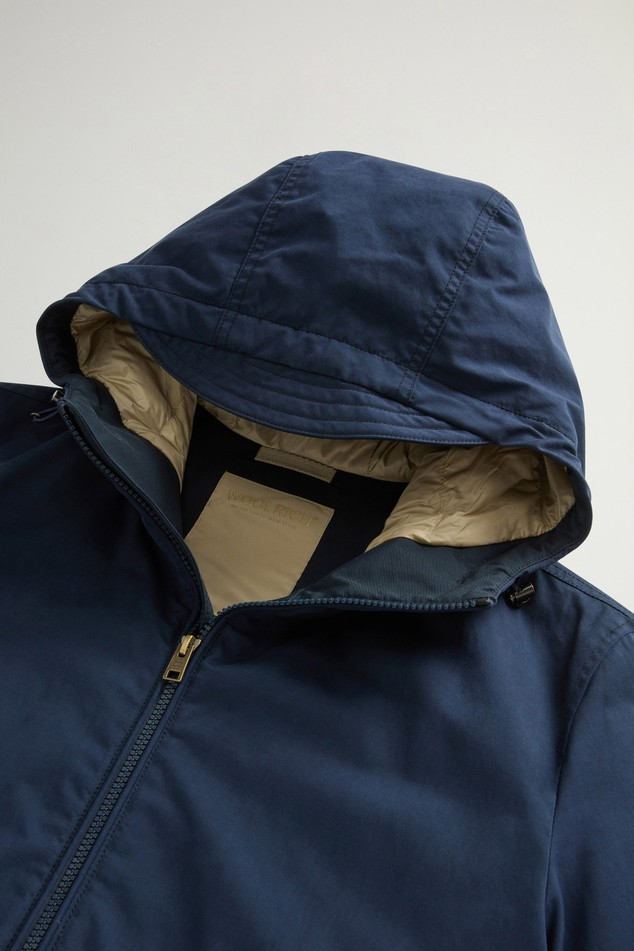 Giacca Pacific in mountain cloth CFWOOU2047MBUT3780 3989 WOOLRICH Melton blue 