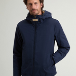 Giacca Pacific in mountain cloth CFWOOU2047MBUT3780 3989 WOOLRICH Melton blue 
