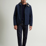 Giacca Pacific in mountain cloth CFWOOU2047MBUT3780 3989 WOOLRICH Melton blue 