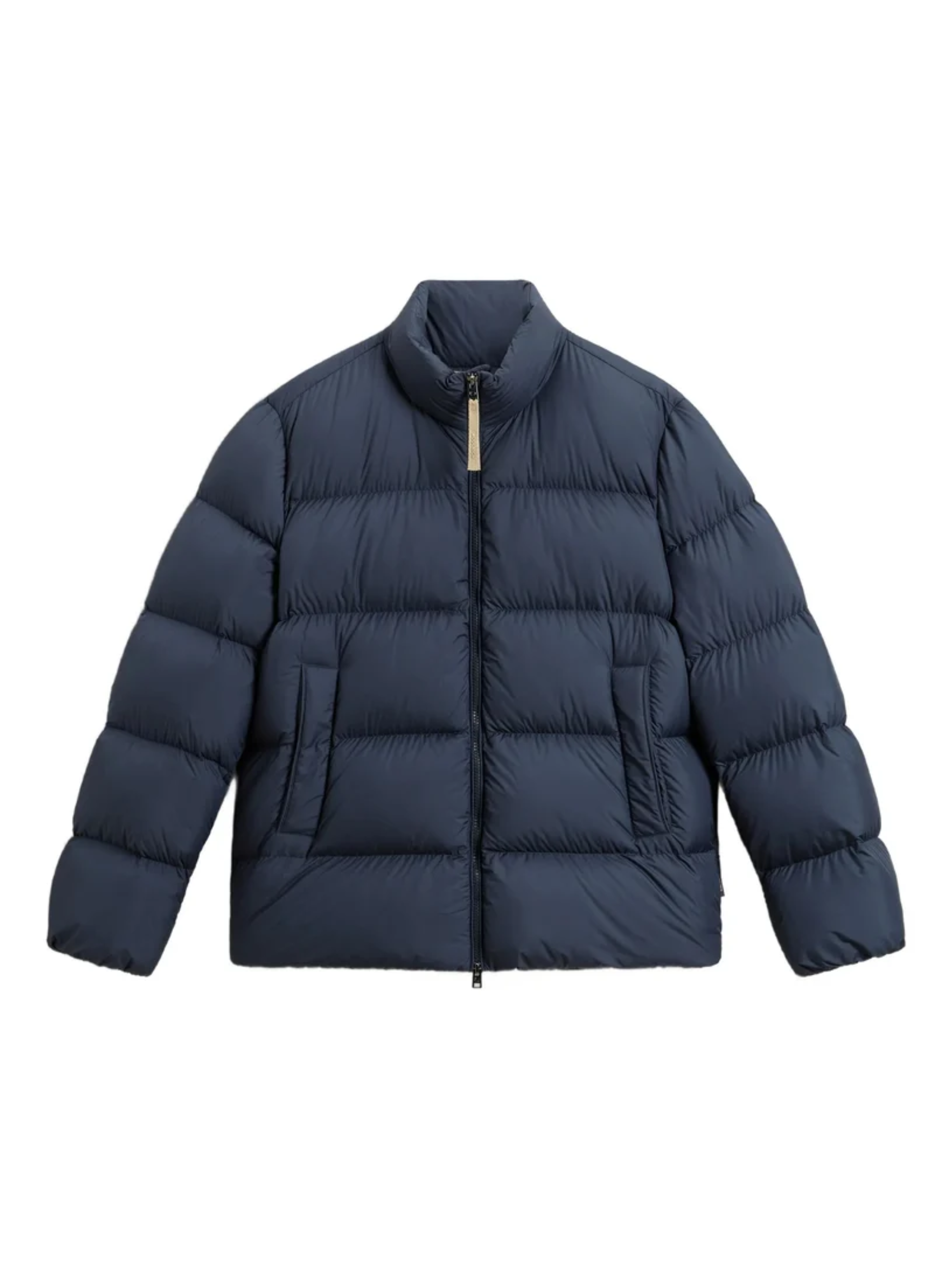 Piumino puffer in microfibra CFWOOU2086MBUT2635 3989 WOOLRICH Melton blue 