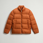 Piumino puffer in microfibra CFWOOU2086MBUT2635 7447 WOOLRICH Umber 
