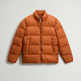 Piumino puffer in microfibra CFWOOU2086MBUT2635 7447 WOOLRICH Umber 
