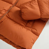 Piumino puffer in microfibra CFWOOU2086MBUT2635 7447 WOOLRICH Umber 