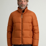 Piumino puffer in microfibra CFWOOU2086MBUT2635 7447 WOOLRICH Umber 