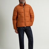 Piumino puffer in microfibra CFWOOU2086MBUT2635 7447 WOOLRICH Umber 