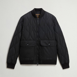 Bomber in nylon lucido trapuntato CFWOOU2195MRUT5429 100 WOOLRICH Black 