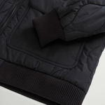 Bomber in nylon lucido trapuntato CFWOOU2195MRUT5429 100 WOOLRICH Black 