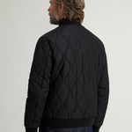 Bomber in nylon lucido trapuntato CFWOOU2195MRUT5429 100 WOOLRICH Black 