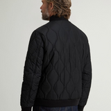 Bomber in nylon lucido trapuntato CFWOOU2195MRUT5429 100 WOOLRICH Black 