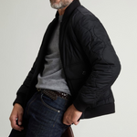 Bomber in nylon lucido trapuntato CFWOOU2195MRUT5429 100 WOOLRICH Black 
