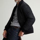 Bomber in nylon lucido trapuntato CFWOOU2195MRUT5429 100 WOOLRICH Black 