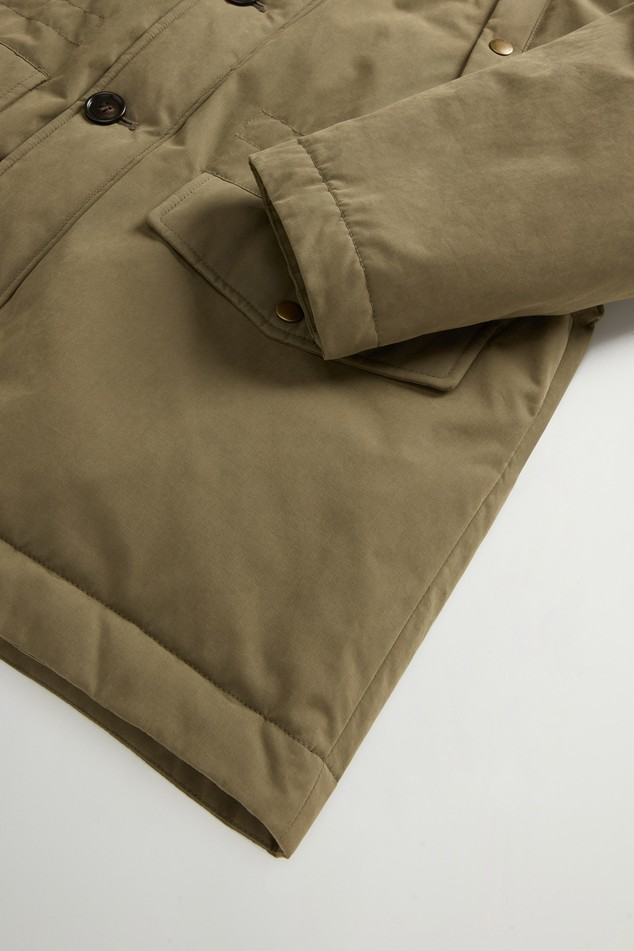 Parka in Mountain Cloth CFWOOU2203MRUT3780 6680 WOOLRICH Dusty olive 