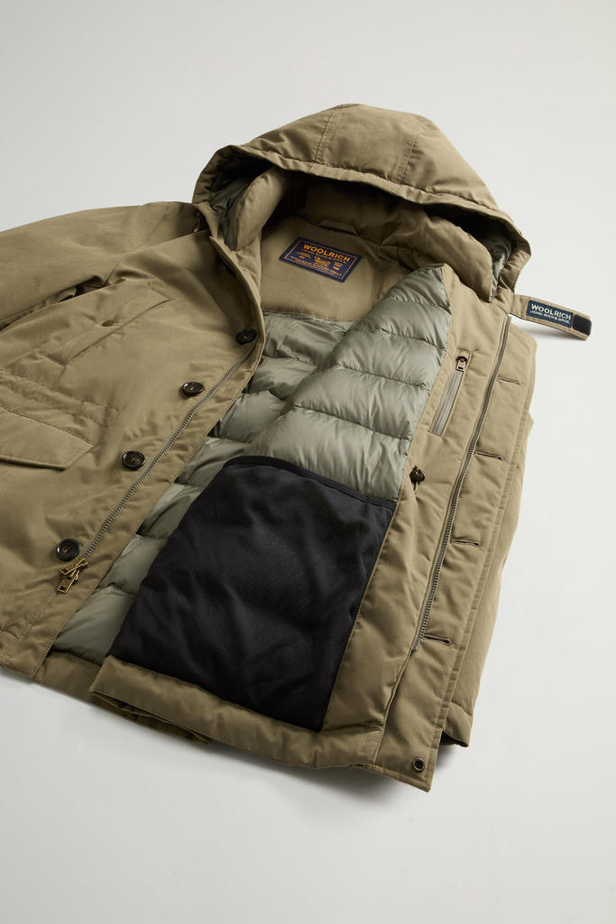 Parka in Mountain Cloth CFWOOU2203MRUT3780 6680 WOOLRICH Dusty olive 