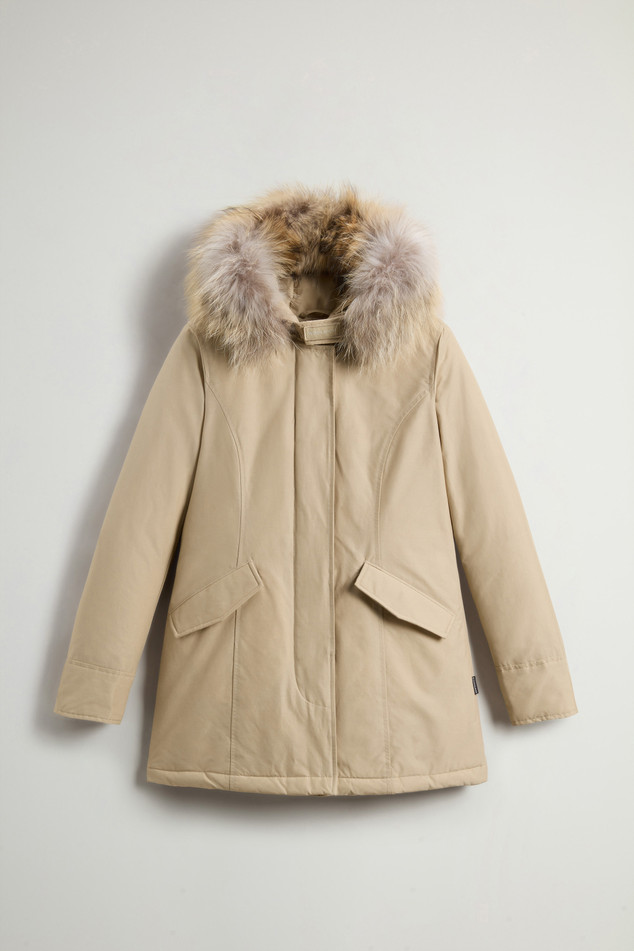 Arctic Parka in Ramar Cloth con pelliccia removibile CFWWOU0538FBUT001 OXT WOOLRICH Oxford tan 