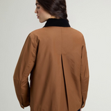 Giacca in misto cotone cerato CFWWOU2206FRUT5314 7456 WOOLRICH Waxed bison 