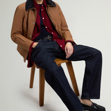 Giacca in misto cotone cerato CFWWOU2206FRUT5314 7456 WOOLRICH Waxed bison 