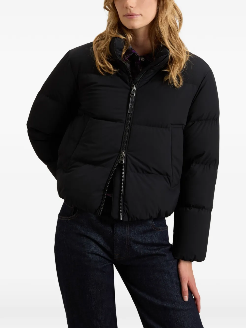 Piumino con cappuccio CFWWOU2227FRUT3107 100 WOOLRICH Black 