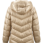Piumino in nylon con cappuccio staccabile CFWWOU2232FRUT5453 8743 WOOLRICH Milky cream 