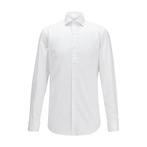 Camicia con polso doppio JAIDEN 10175203 02 100 BOSS White 