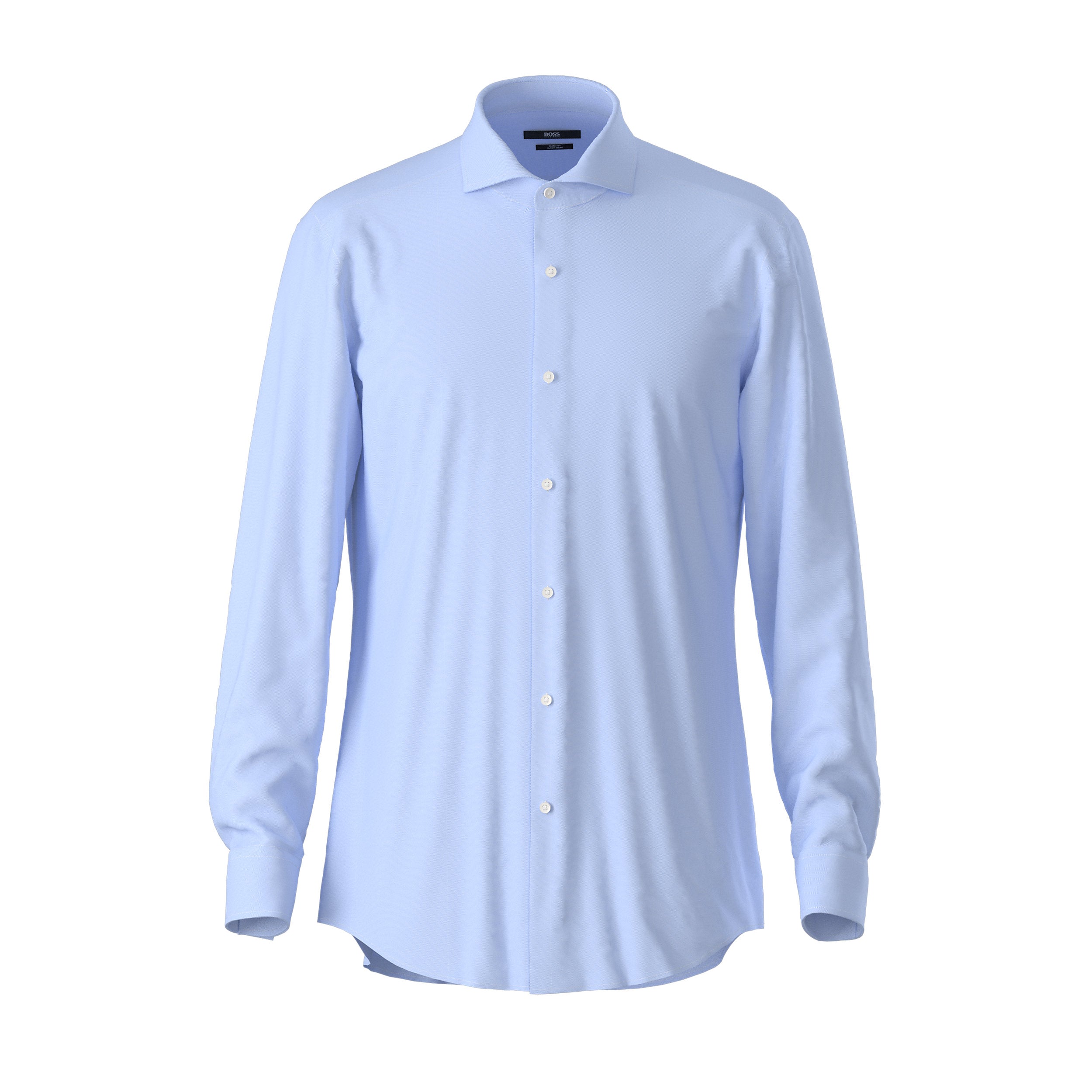 Camicia in cotone 50413744 10219196 01 450 BOSS Light pastel blue 