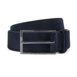 Cintura in pelle suede Calindo 50470776 10201975 02 402 BOSS Dark blue 