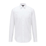 Camicia regular fit in cotone elasticizzato H-JOE-KENT-C1-214 10219212 01 50473265 100 BOSS White 