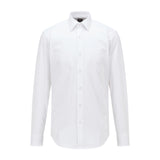 Camicia regular fit in cotone elasticizzato H-JOE-KENT-C1-214 10219212 01 50473265 100 BOSS White 