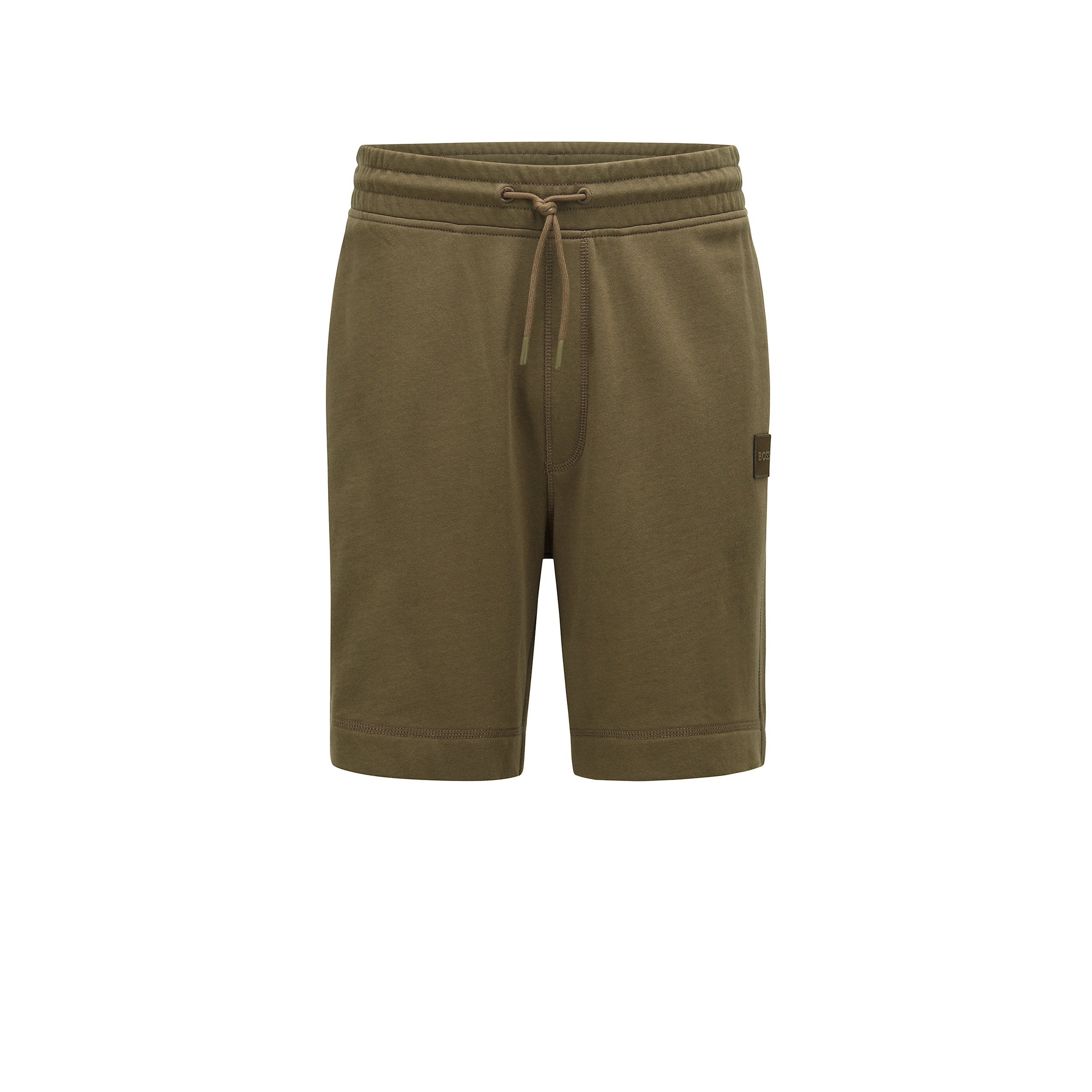 Bermuda in felpa di cotone SEWALK 10234591 01 50468454 308 BOSS Dark green 