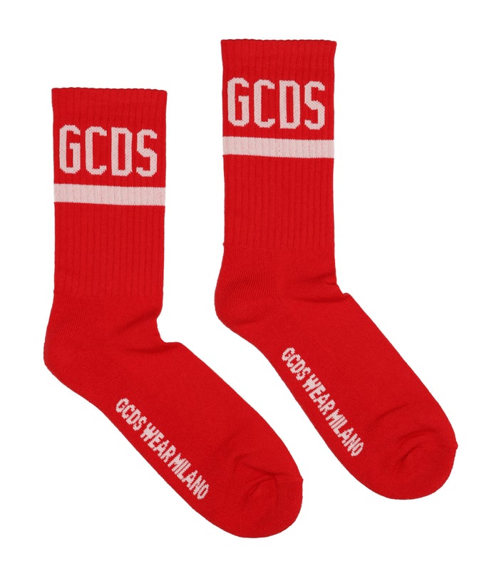 Calzini con logo CC94M010024 21 GCDS Coral 