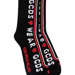 Calzino logato SS22M055809 02 GCDS Black 
