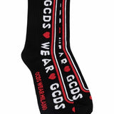 Calzino logato SS22M055809 02 GCDS Black 