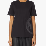 T-shirt con strass MH150JA97J 001 MICHAEL KORS Black 
