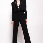 Pantalone in poly crepe LITCHI 1N13HU4575 Z99 PINKO Black 