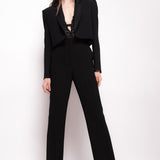 Pantalone in poly crepe LITCHI 1N13HU4575 Z99 PINKO Black 