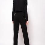 Pantalone in poly crepe LITCHI 1N13HU4575 Z99 PINKO Black 